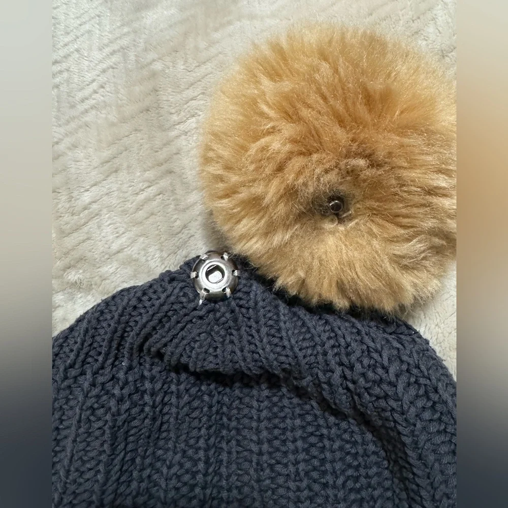 Love Your Melon Knit Beanie with Pom Pom
